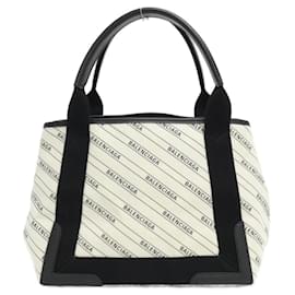 Balenciaga-Balenciaga Navy Cabas 339933 KMZAN Bag-Other
