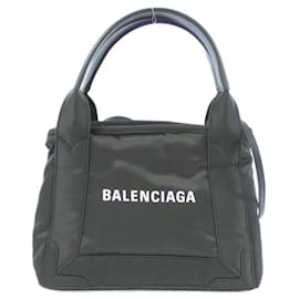 Balenciaga-Balenciaga Navy Cabas Handbag-Green