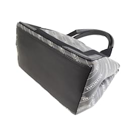 Balenciaga-Balenciaga Navy Cabas S Handbag-Brown,Black,White