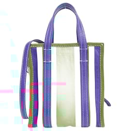 Balenciaga-Balenciaga Bazar Shopper XS Handbag-White,Red,Blue,Green