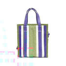 Balenciaga-Balenciaga Bazar Shopper XS Handbag-White,Red,Blue,Green