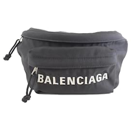 Balenciaga-Balenciaga Wheel Belt Pack 533009 HPG1X Waist Bag-Black