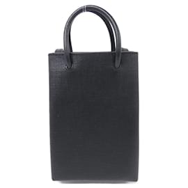 Balenciaga-Balenciaga Shopping Phone Holder Bag-Black