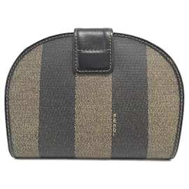 Fendi-Fendi 01223 Bi-Fold Wallet-Brown,Black