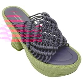 Autre Marque-Paloma Barcelo Pink Salma Espadrille Platform Sandals-Pink
