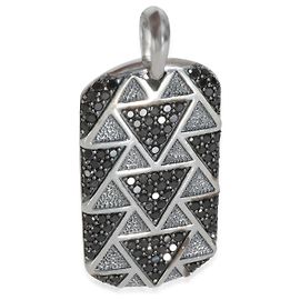 Pingente de diamante da coleção Tag de David Yurman em prata esterlina 1 CTW Outro