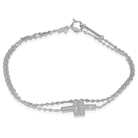Tiffany & Co-Pulseira de diamante Tiffany T da Tiffany & Co. em ouro branco 18k 0,09 CTW-Outro