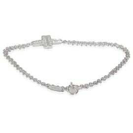Tiffany & Co-Pulseira de diamante Tiffany T da Tiffany & Co. em ouro branco 18k 0,09 CTW-Outro