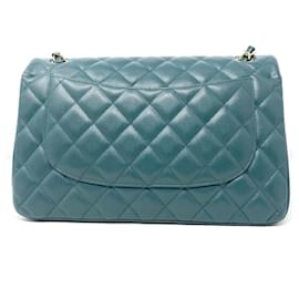 Chanel-Chanel Jumbo flap bag-Green