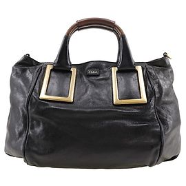 Chloé Borsa in pelle nera Chloe Ethel Nero