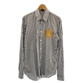Versace-Versace Medusa Cotton Stripe Shirt-Other
