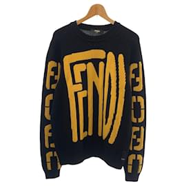 Fendi-Fendi Wool Big Logo Knit Sweater-Other