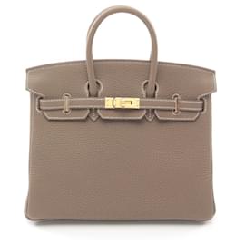 Hermès-Hermes Birkin 25 Etoupe Togo Handbag-Brown