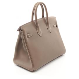 Hermès-Hermes Birkin 25 Togo Handbag Brown-Brown