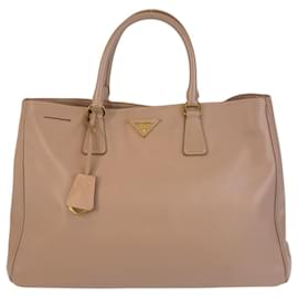 Prada-Prada Saffiano Leather Handbag-Pink