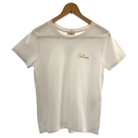 Céline Camiseta de algodón bordada Celine XS Otro