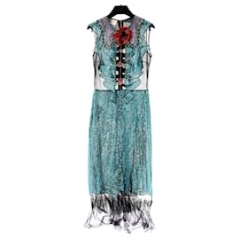 Gucci-GUCCI Dresses T.IT 38 Polyester-Blue