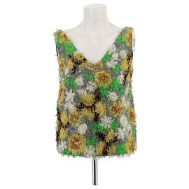 MARNI Tops T.IT 38 Algodón Gris