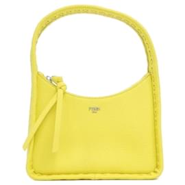 Fendi-Fendi SELLERIA Fendsens Petit Sac à Main-Jaune