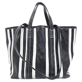 Balenciaga-Balenciaga Barbes Medium Handbag-Black,White