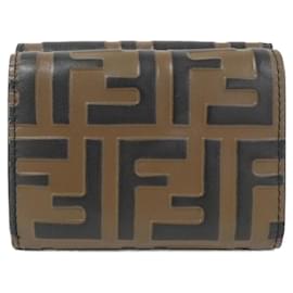 Fendi-Fendi Calfskin Tri-Fold Wallet-Other
