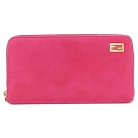 Fendi-Fendi 30978 Long Suede Wallet-Other