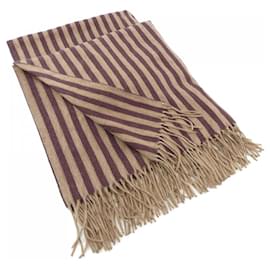 Fendi-Fendi Silk Stole-Brown,Beige