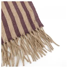 Fendi-Fendi Silk Stole-Brown,Beige