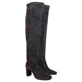 Rouje Violetta Suede Leather Boots Brown Brown