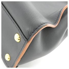 Fendi-Fendi Peekaboo 8BN290 5AV Handbag-Navy blue