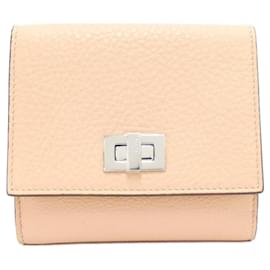 Fendi-Fendi Peekaboo 8M0438 A91B Long Wallet-Pink