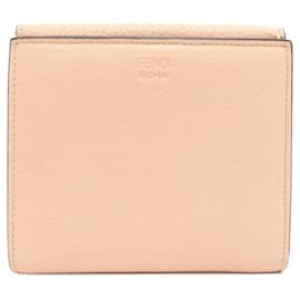 Fendi-Fendi Peekaboo 8M0438 A91B Long Wallet-Pink
