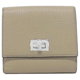 Fendi-Fendi SELLERIA Peekaboo 8M0438 A91B Wallet-Beige