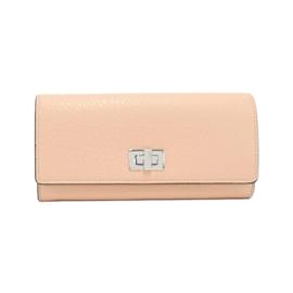 Fendi-Fendi Peekaboo 8M0427 A91B Long Wallet-Pink,Yellow