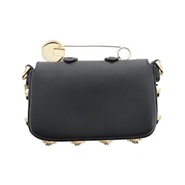 Fendi-Sac à bandoulière Fendi Nano Baguette-Noir