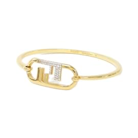 Fendi-Fendi Charm Bracelet-Golden,Other