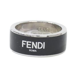 Fendi 7AJ721 TL9 S Band Ring Black