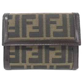 Fendi-Fendi 30729 Tri-Fold Wallet-Other