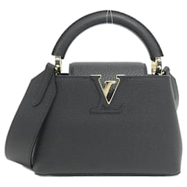 Louis Vuitton-Louis Vuitton Capucines MINI Handbag-Black