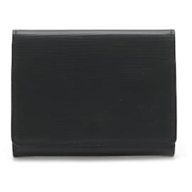 Louis Vuitton-Louis Vuitton Epi Envelope Carte de Visite Card Case-Black