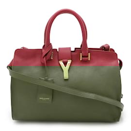 Yves Saint Laurent-Yves Saint Laurent Y-Line Petit Cabas Handbag-Pink