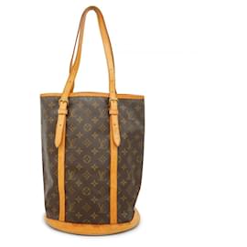 Louis Vuitton-Louis Vuitton Monogram Bucket Tote Bag-Brown