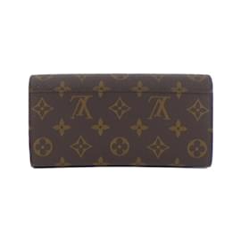 Louis Vuitton-Louis Vuitton Monogram Portefeuille Sarah M62235 Wallet-Brown,Pink