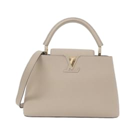 Louis Vuitton-Louis Vuitton Capucines MM Handbag-Beige,Other