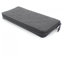 Louis Vuitton-Louis Vuitton Taurillon Monogram Zippy Wallet-Black