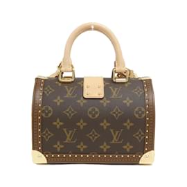 Louis Vuitton-Louis Vuitton Monogram Speedy Trunk Handbag-Brown,Monogram