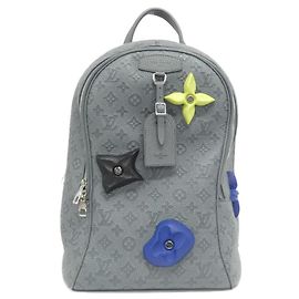 Louis Vuitton Taurillon Kletter Ellipse Rucksack Grau