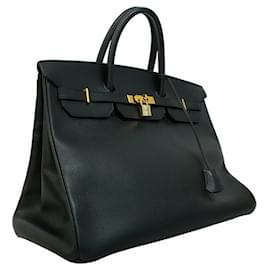 Hermès-Hermes Birkin 40 Ardennes Handbag-Black
