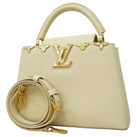 Louis Vuitton-Louis Vuitton Capucines-Cream