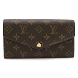 Louis Vuitton-Louis Vuitton Monogram Portefeuille Sarah Bi-fold Long Wallet-Other,Fuschia,Monogram